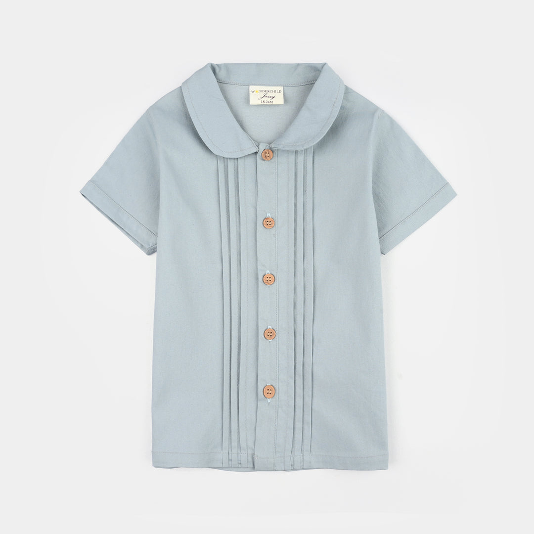 Infant Boys Jersey/Terry 2-Pc Suit - Beige