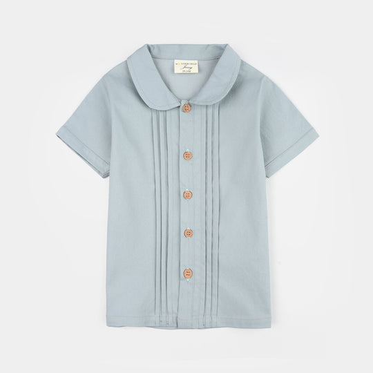 Infant Boys Jersey/Terry 2-Pc Suit - Beige