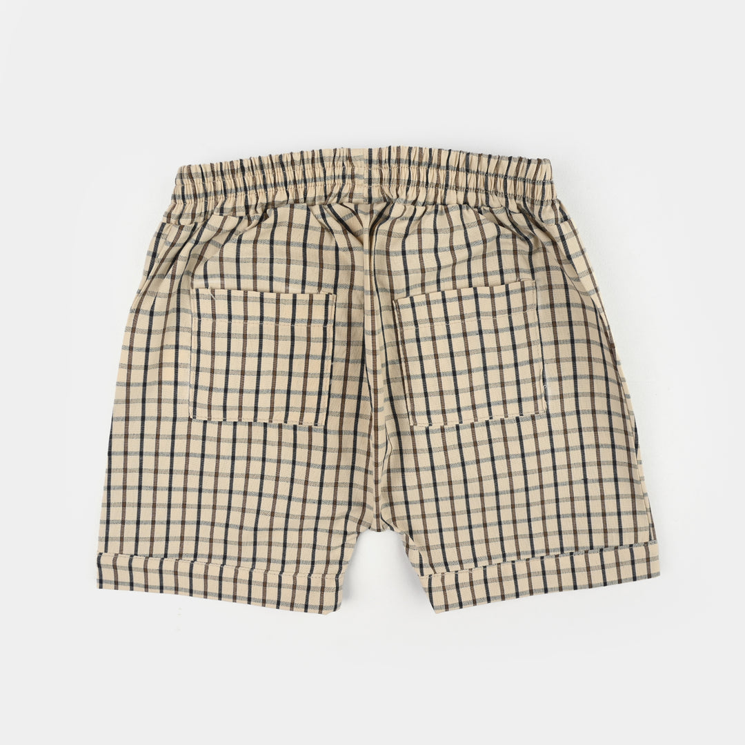 Infant Boys Jersey/Terry 2-Pc Suit - Beige
