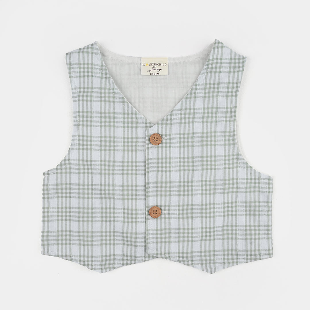 Infant Boys Jersey/Terry 2Pc Suit - Green