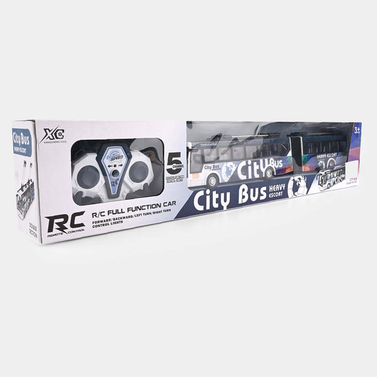 Remote Control Double City Bus For Kids