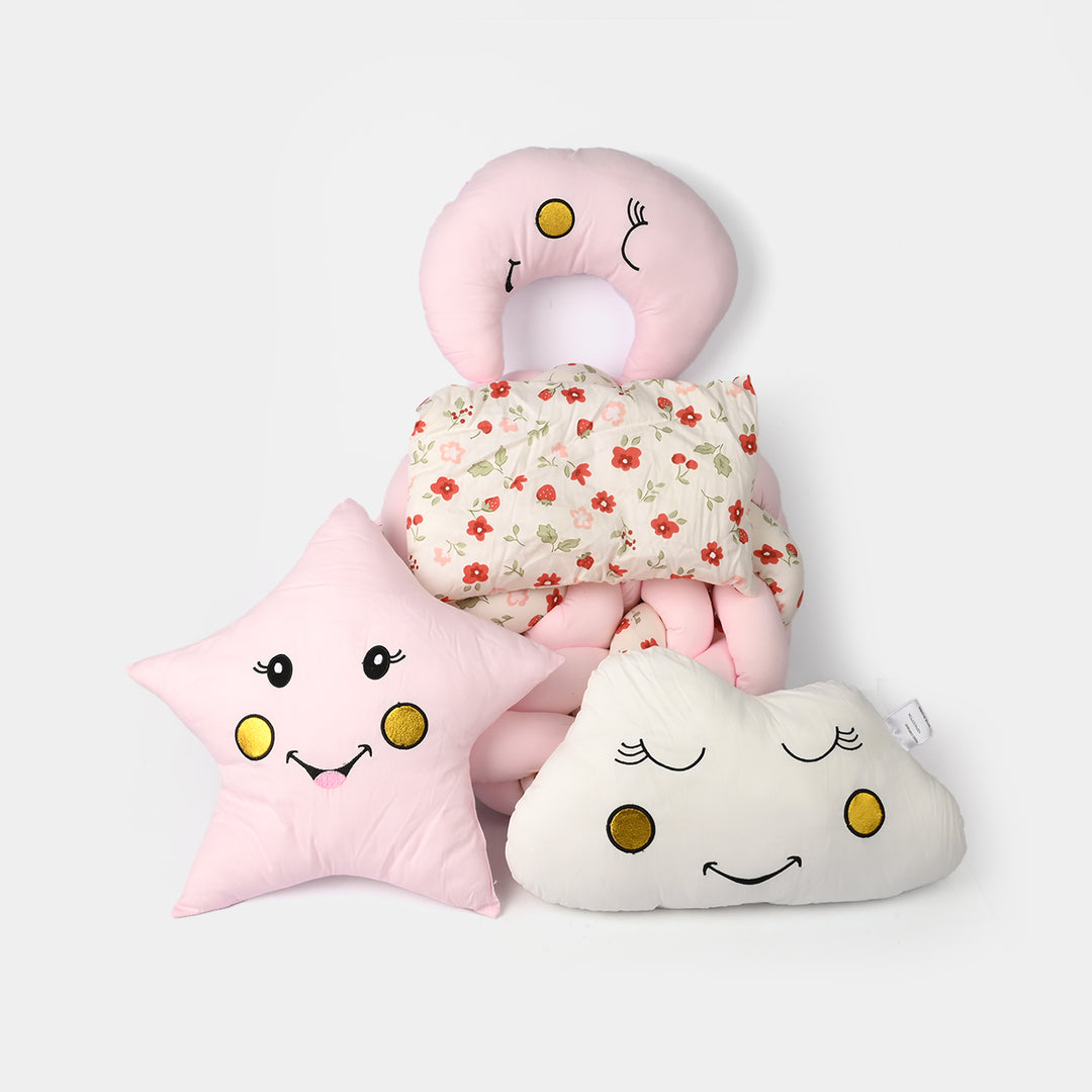 Baby Pillows Set – Adorable Comfort for Cribs, Strollers & Playtime
