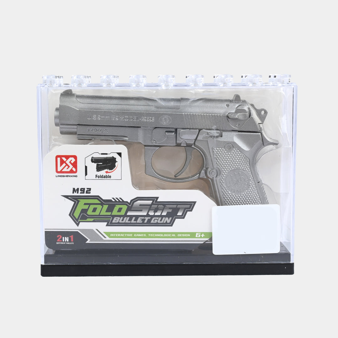 Indoor Target Play Soft Bullet Launcher Toy for Kids