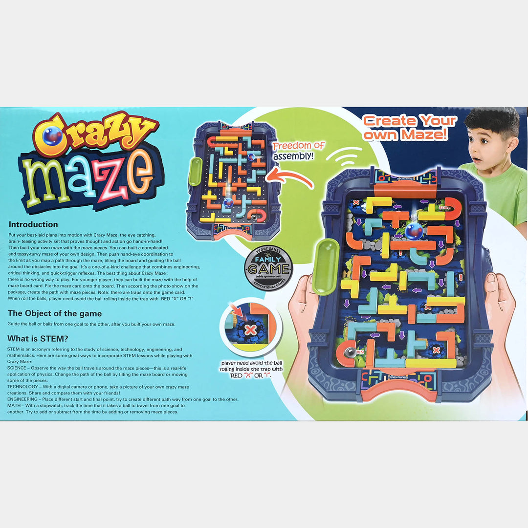 Crazy Maze Tabletop Puzzle Game