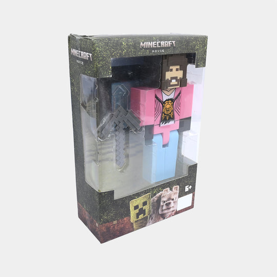 Blocky Style Character Figure Set for Kids