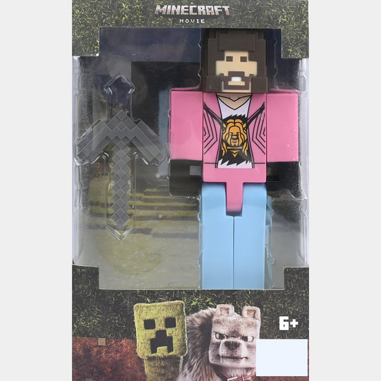Blocky Style Character Figure Set for Kids