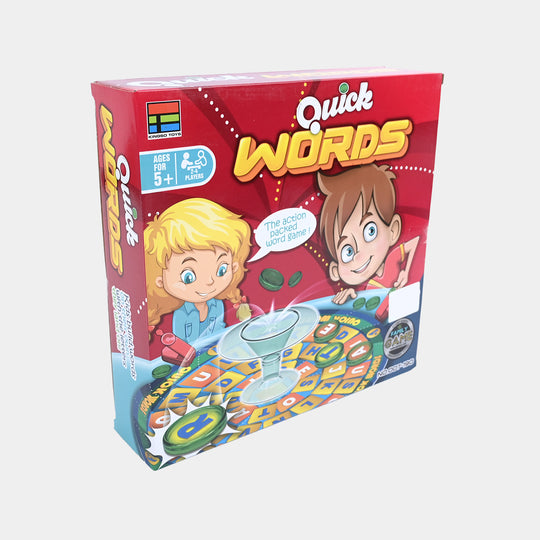 Fast-Paced Educational Word Building Tabletop Board Game for Kids