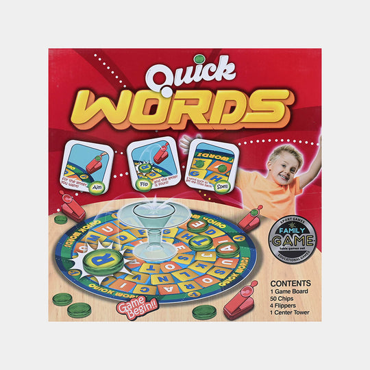 Fast-Paced Educational Word Building Tabletop Board Game for Kids