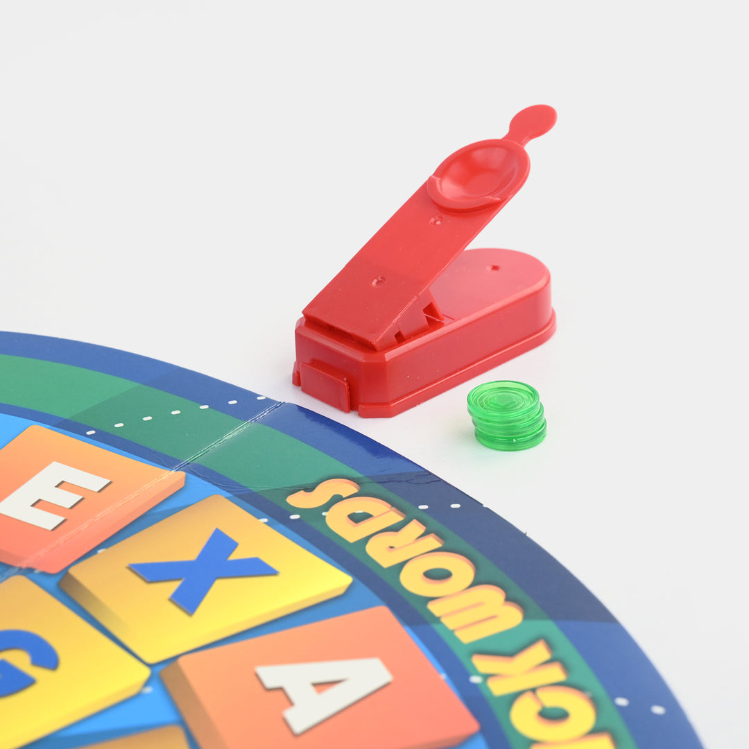 Fast-Paced Educational Word Building Tabletop Board Game for Kids