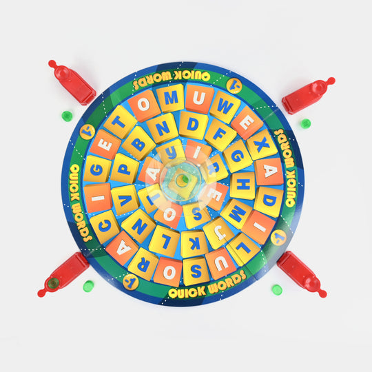 Fast-Paced Educational Word Building Tabletop Board Game for Kids