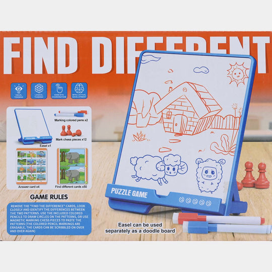Educational Spot the Difference Tabletop Activity Game for Kids