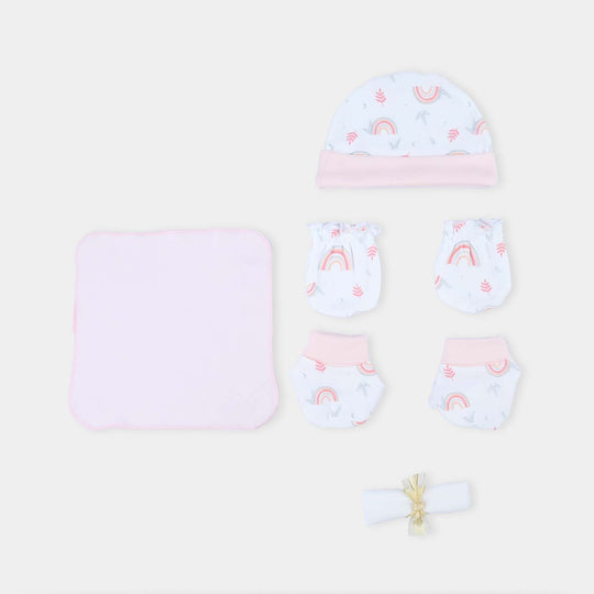 Infant Girls Cotton Interlock 6Pcs Set