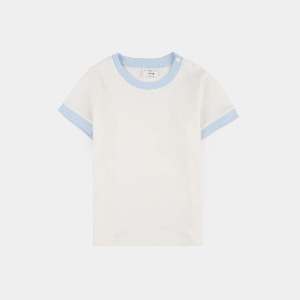 Infant Boys Jersey/Terry 2Pc Suit - White
