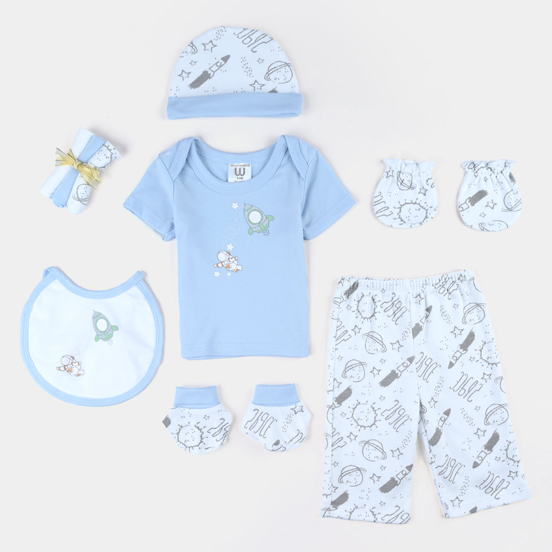 Infant Boys Cotton Interlock 9Pcs Set