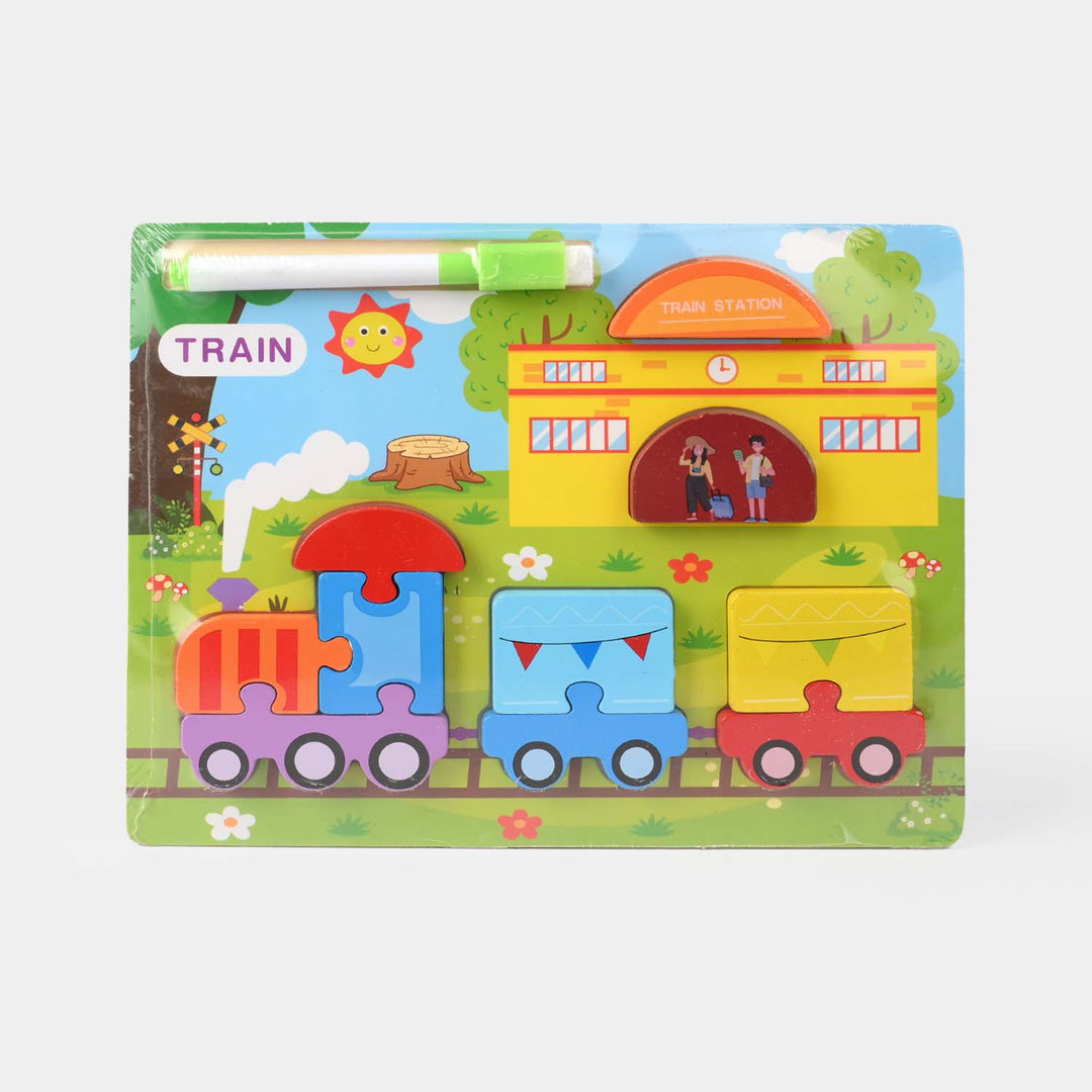 Train Wooden Sheet Toy