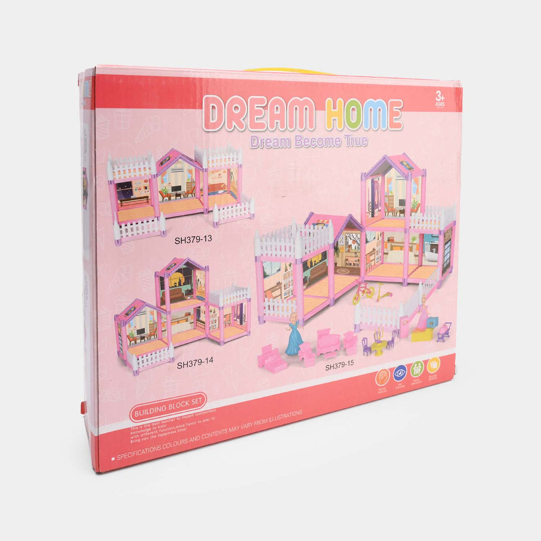 DIY Doll House Play Set | 115PCs