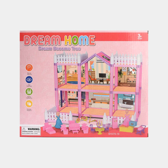 DIY Doll House Play Set | 115PCs