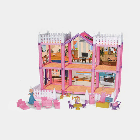 DIY Doll House Play Set | 115PCs