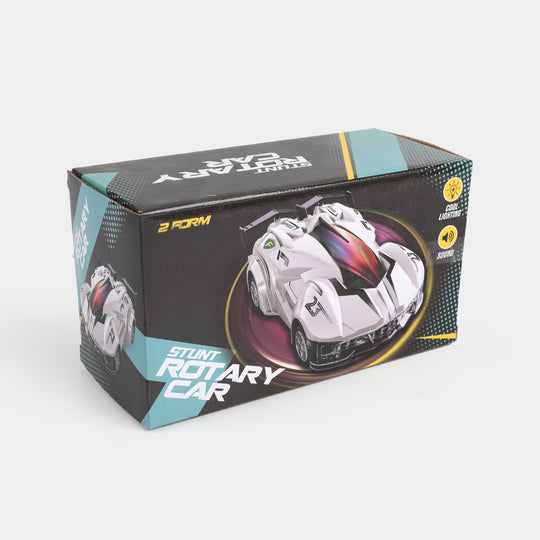Electric Stunt Spinning Racing Car with Lights & Sound