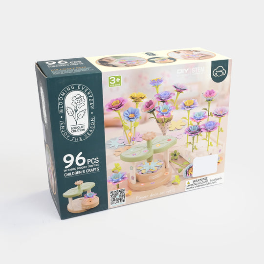 DIY Fabric Bouquet Craft Kit Toy for Kids