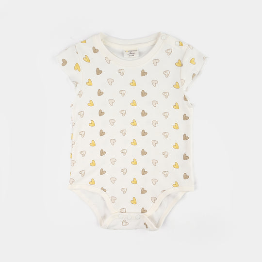 Infant Girls Jersey/Terry 2Pc Suit - Brown