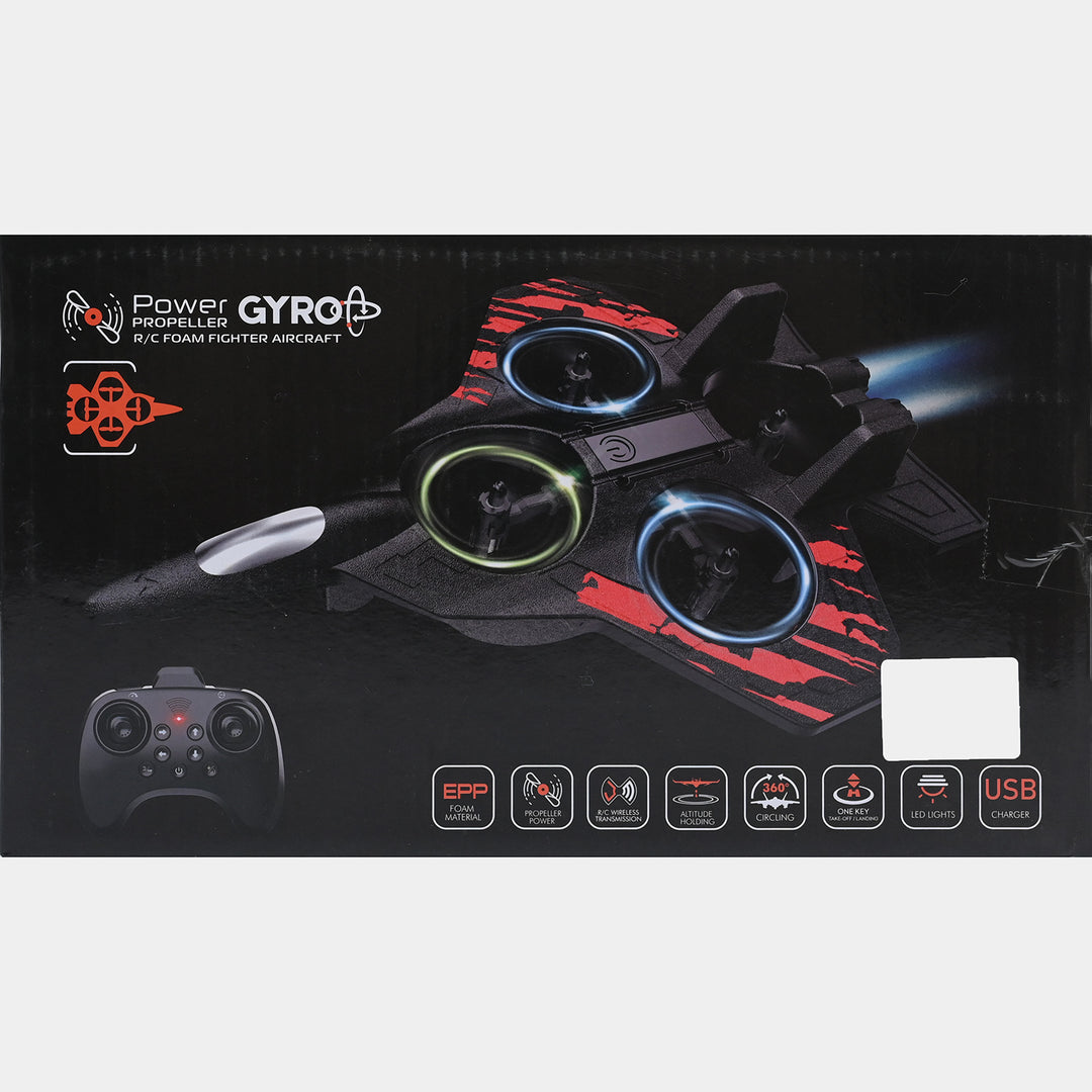 Power Propeller Gyro RC Foam Fighter Aircraft