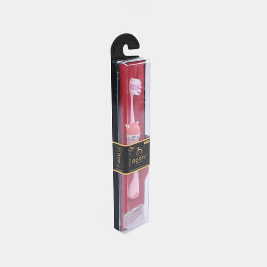 Kids Manual Toothbrush Set with Vent Cap and Easy-Grip Handle