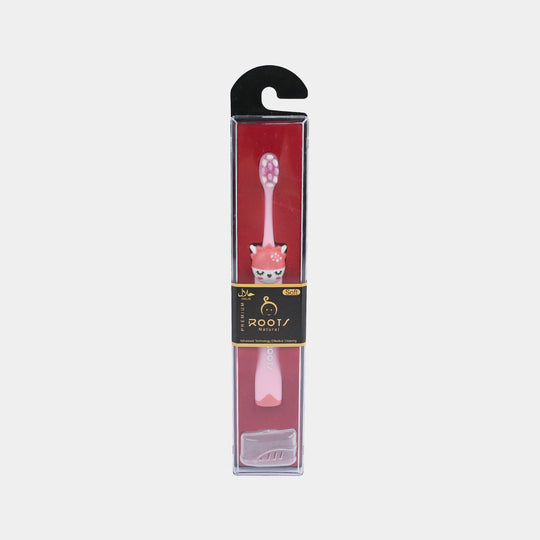Kids Manual Toothbrush Set with Vent Cap and Easy-Grip Handle