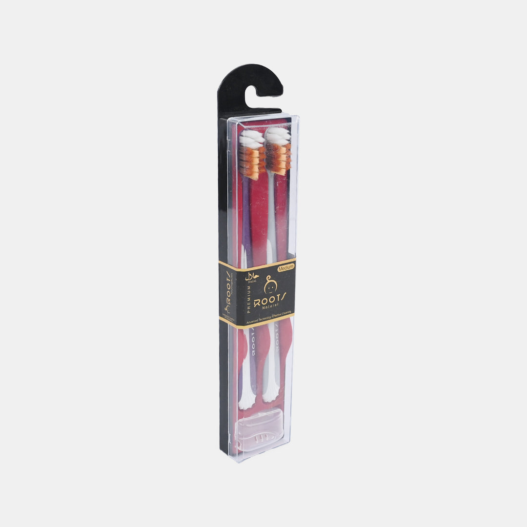 Twin Pack Pointed Filaments Toothbrush (EP005) - Multicolor