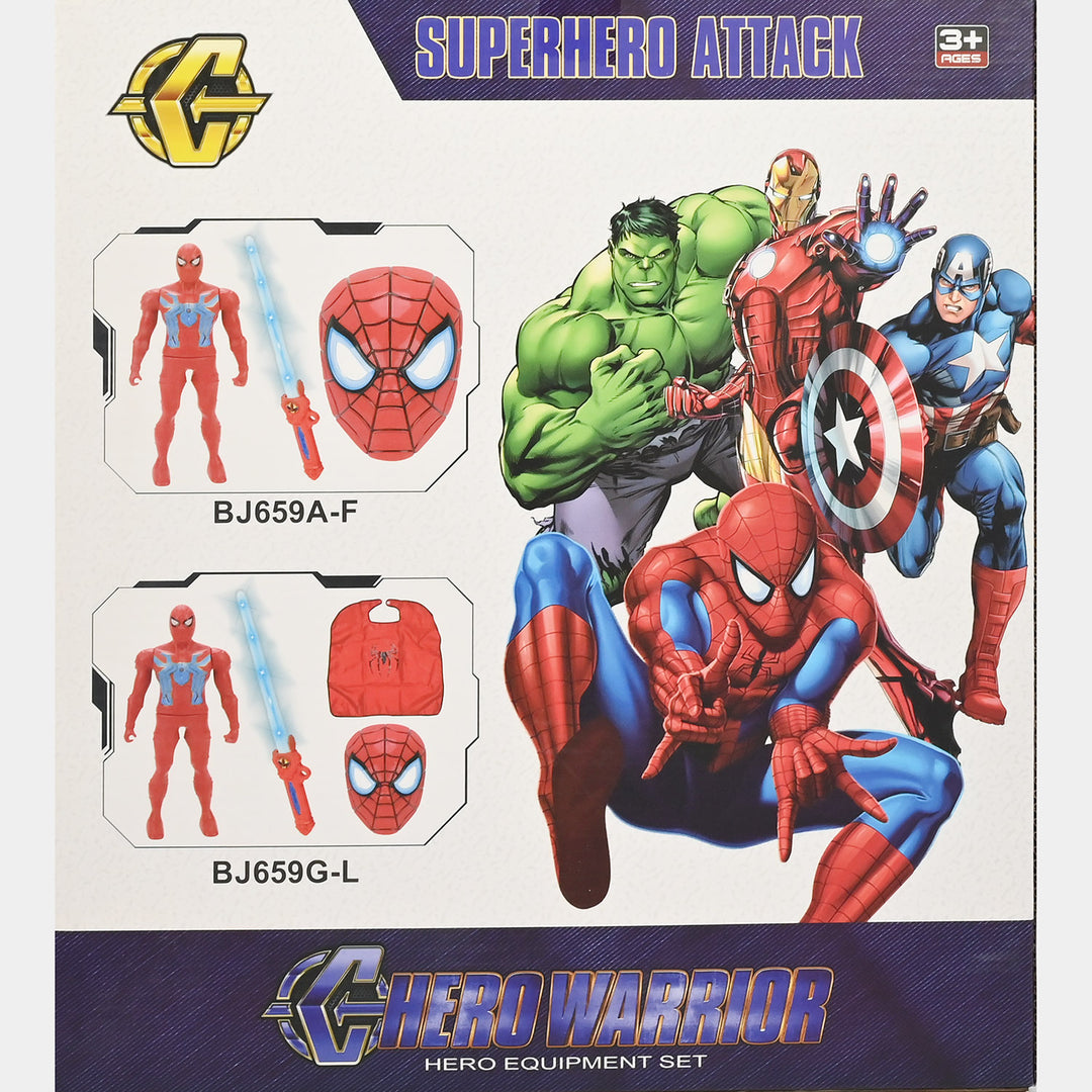 Superhero Character Figure Set for Kids