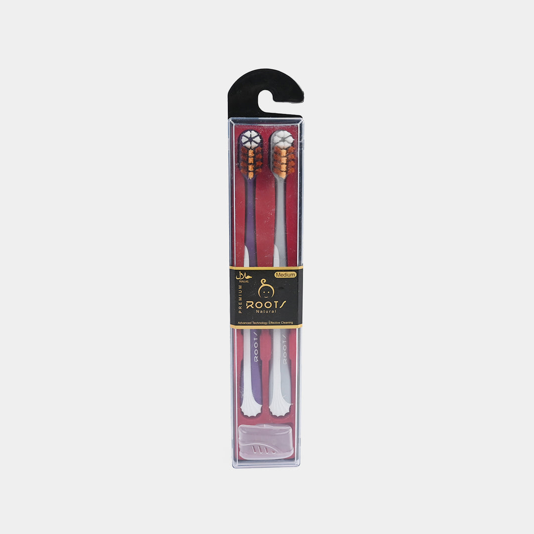 Twin Pack Pointed Filaments Toothbrush (EP005) - Multicolor