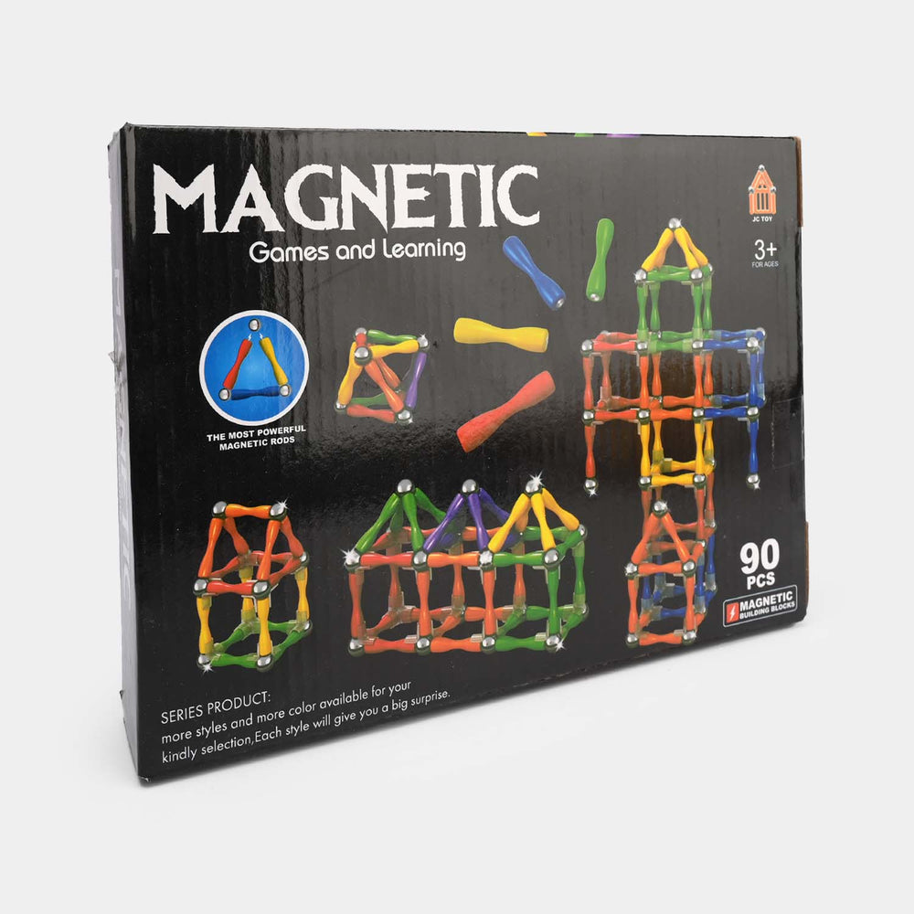 3D Magnetic Learning Building Blocks 90Pcs