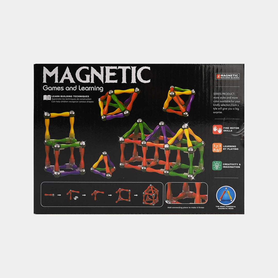 3D Magnetic Learning Building Blocks 90Pcs