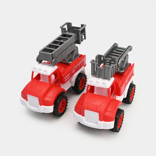 Free Wheel Fire 4Pcs Truck For Kids