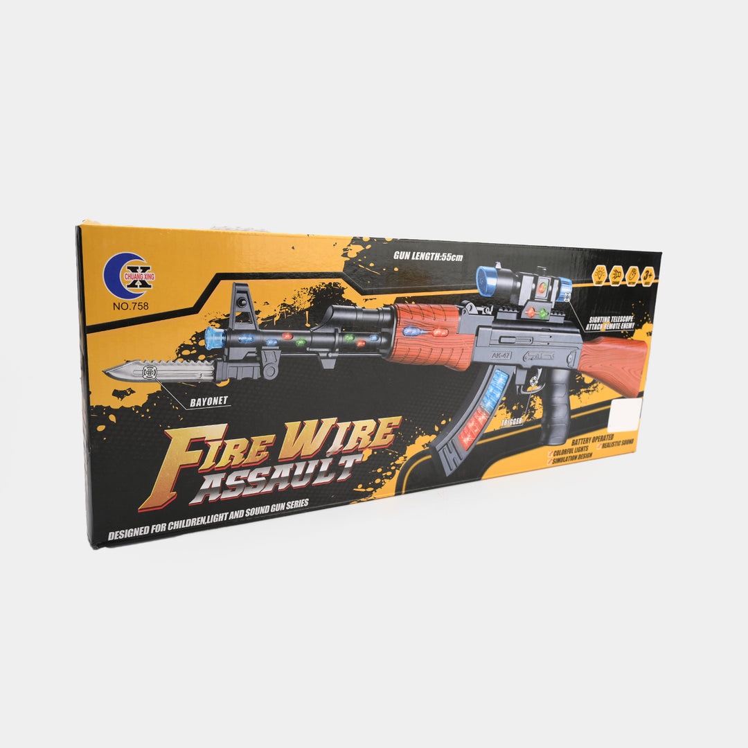 Electric Fire Light And Sound Toy