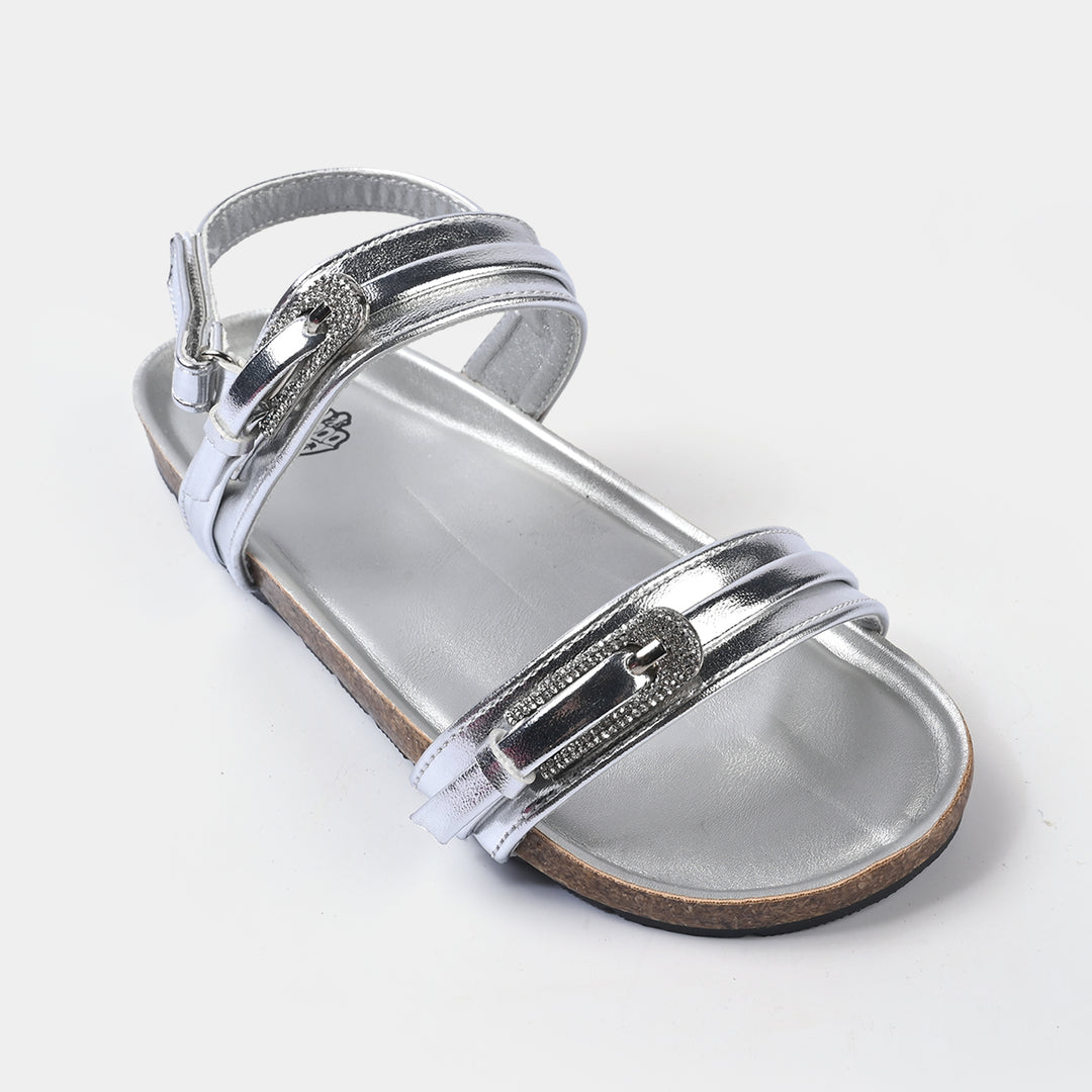 Girls Sandal H1040-G9-SILVER
