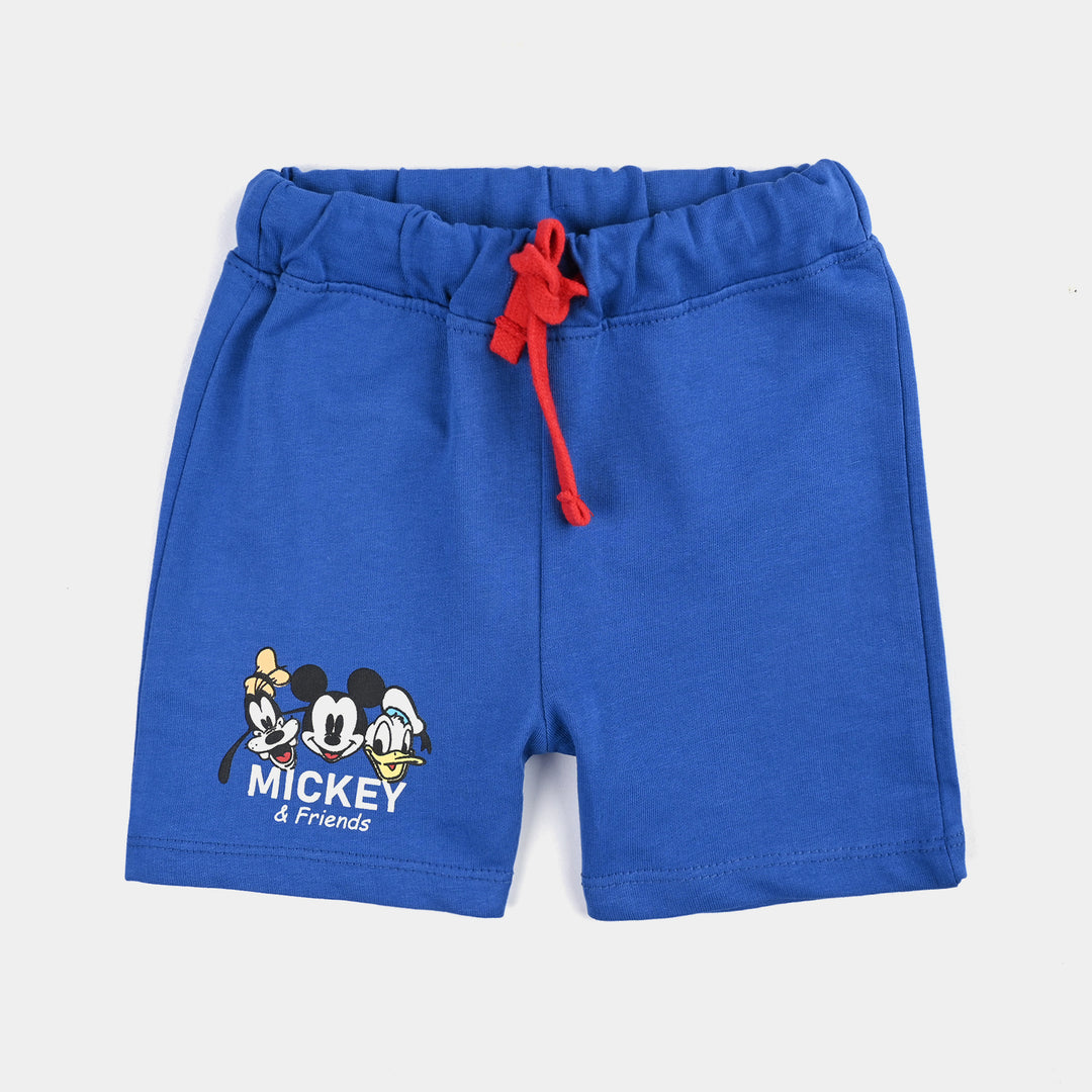 Infant Boys Jersey/Terry Shorts (Character) - Blue