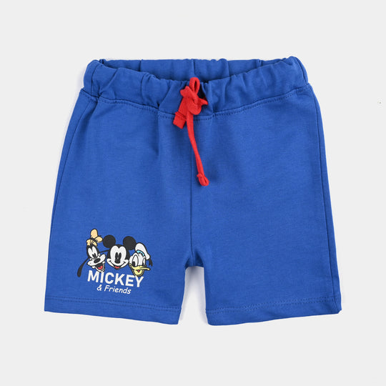 Infant Boys Jersey/Terry Shorts (Character) - Blue