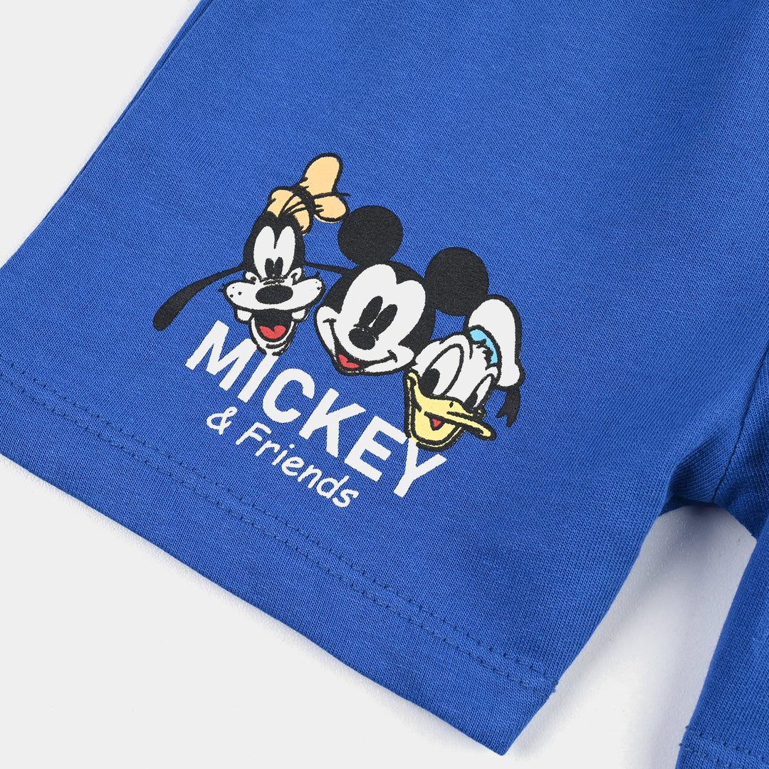 Infant Boys Jersey/Terry Shorts (Character) - Blue