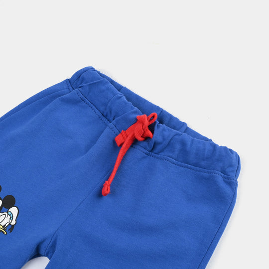 Infant Boys Jersey/Terry Shorts (Character) - Blue