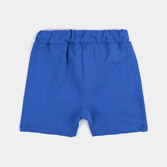 Infant Boys Jersey/Terry Shorts (Character) - Blue