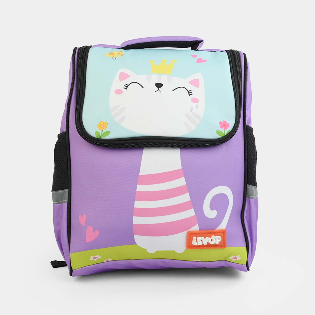 LEVUP 15" D Open Backpack/School Bag for Kids | Grade KG