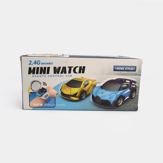 Wrist Watch Mini Remote Control Car | Blue
