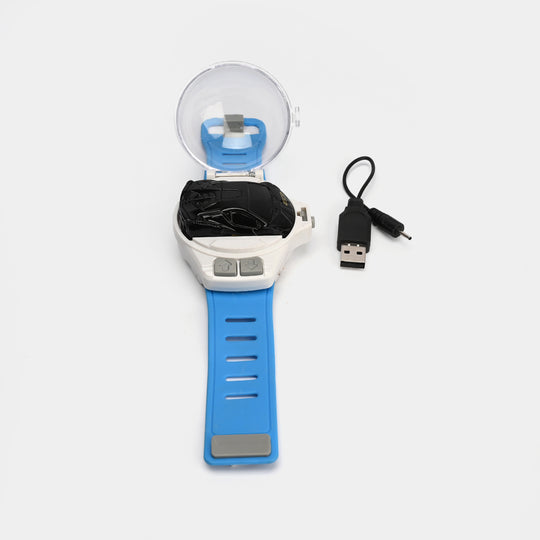 Wrist Watch Mini Remote Control Car | Blue