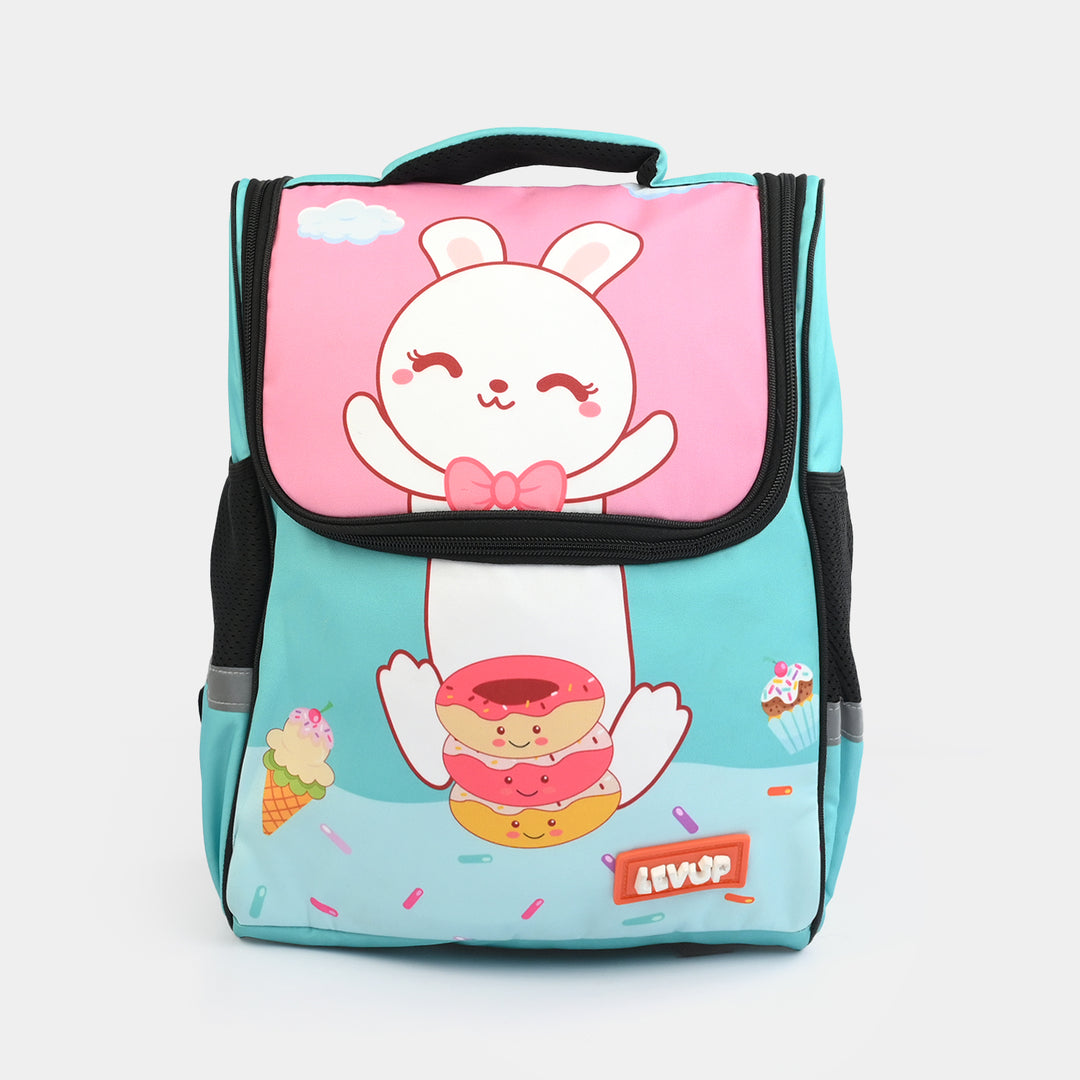 LEVUP 15" D Open Backpack/School Bag for Kids | Grade KG
