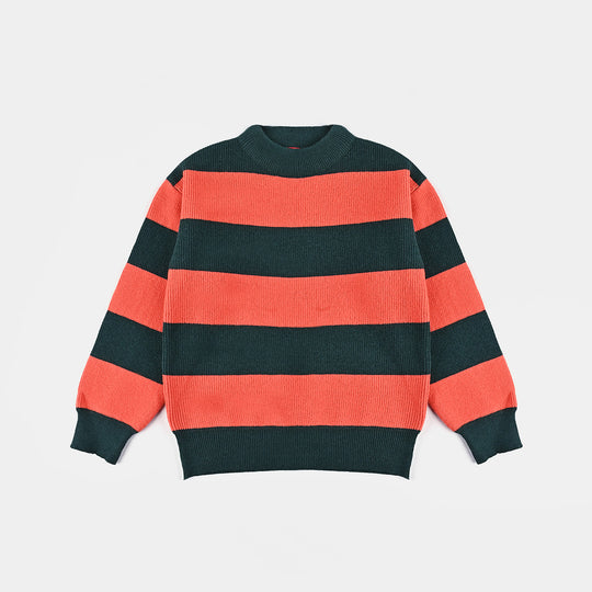 Boys Knitted Sweater Stripes