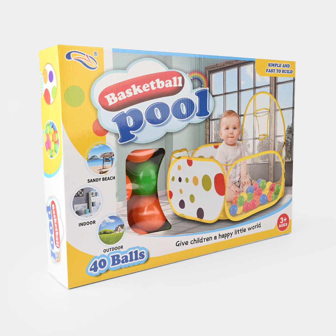 Basketball Pool Tent House for Kids