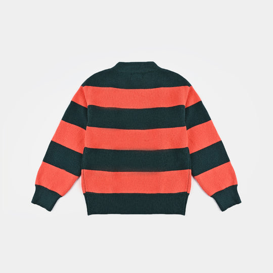 Boys Knitted Sweater Stripes