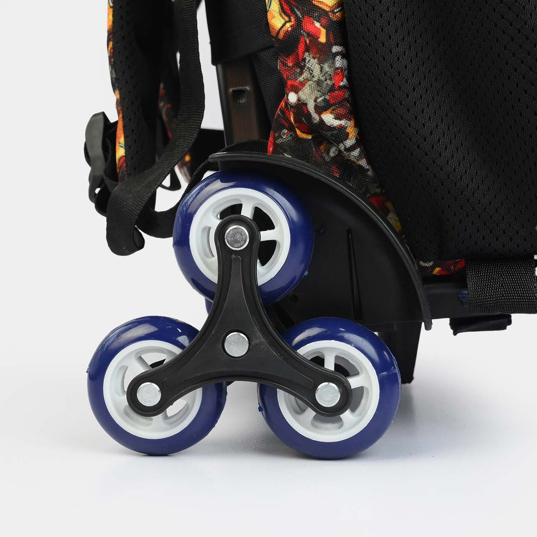 LEVUP 16" Embossed Shell Trolley Bag 3 Wheel | Grade 1-4