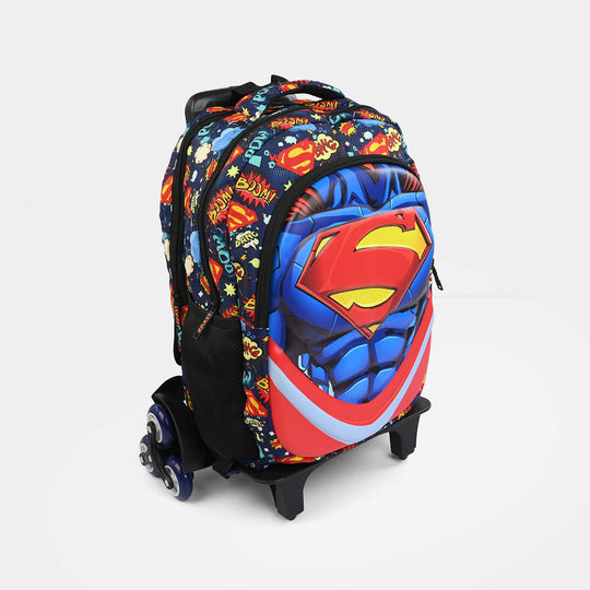 LEVUP 16" Embossed Shell Trolley Bag 3 Wheel | Grade 1-4